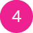 Pink circle with the number 4 in white centered inside.